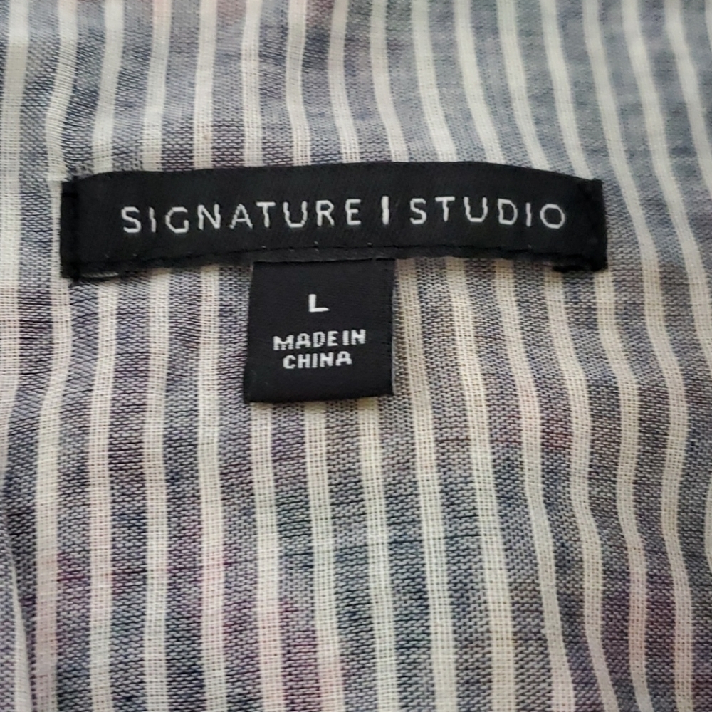Signature Studio Multicolor Patterned Skirt - Picture 14 of 16